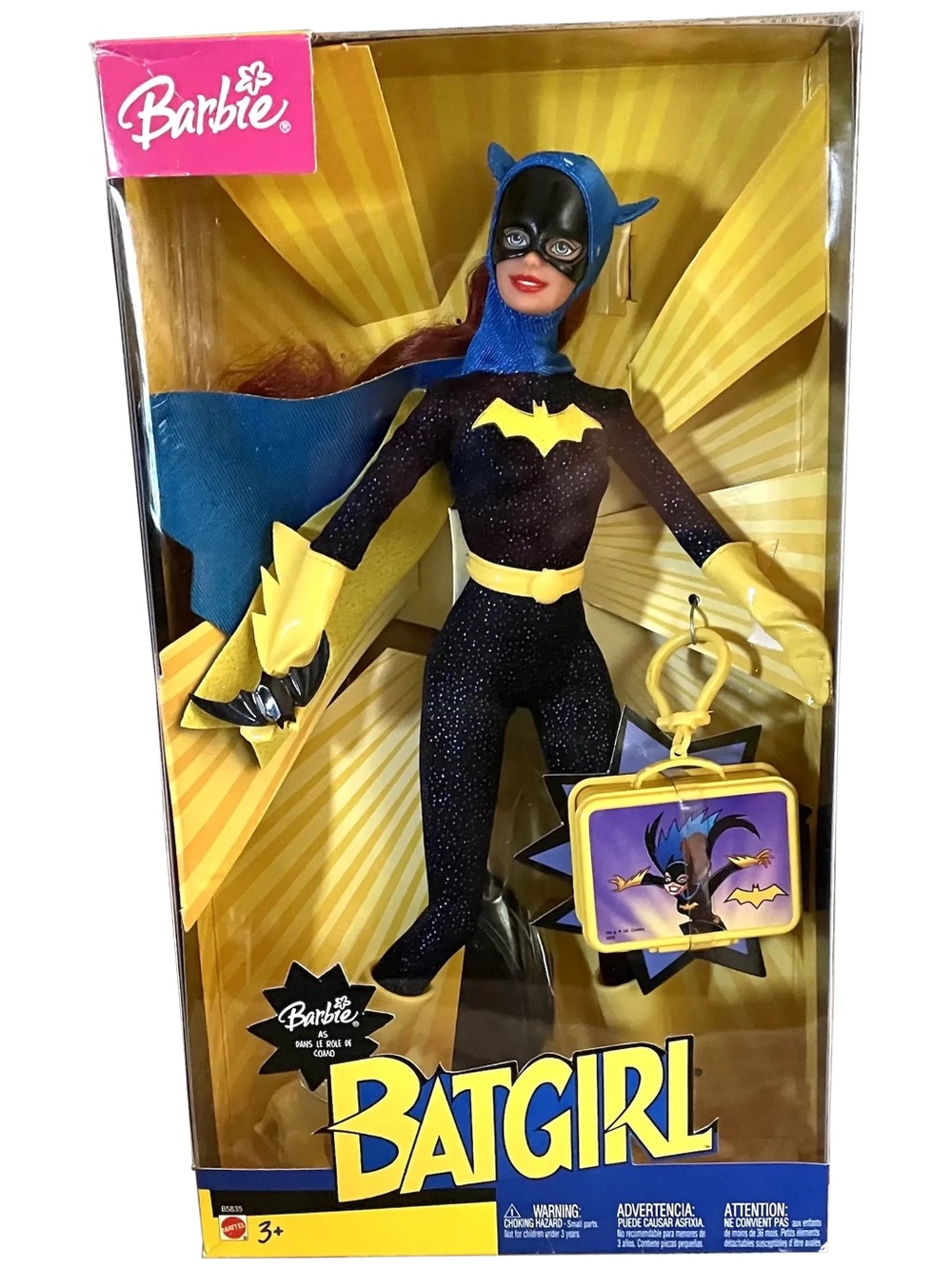 2003 Mattel Barbie Batgirl Doll New in Box Color RARE